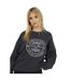 Sweat Le Marais Paris Femme Charbon Chiné Crème Brave Soul-3