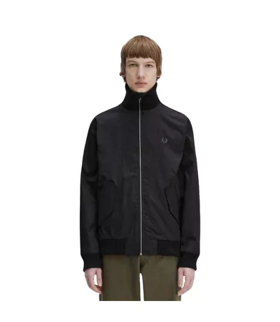Blouson Aviateur Tennis Homme Noir Fred Perry