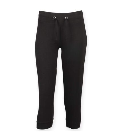 Skinni Fit Womens/Ladies Three Quarter Workout Pants/Bottoms (Black)