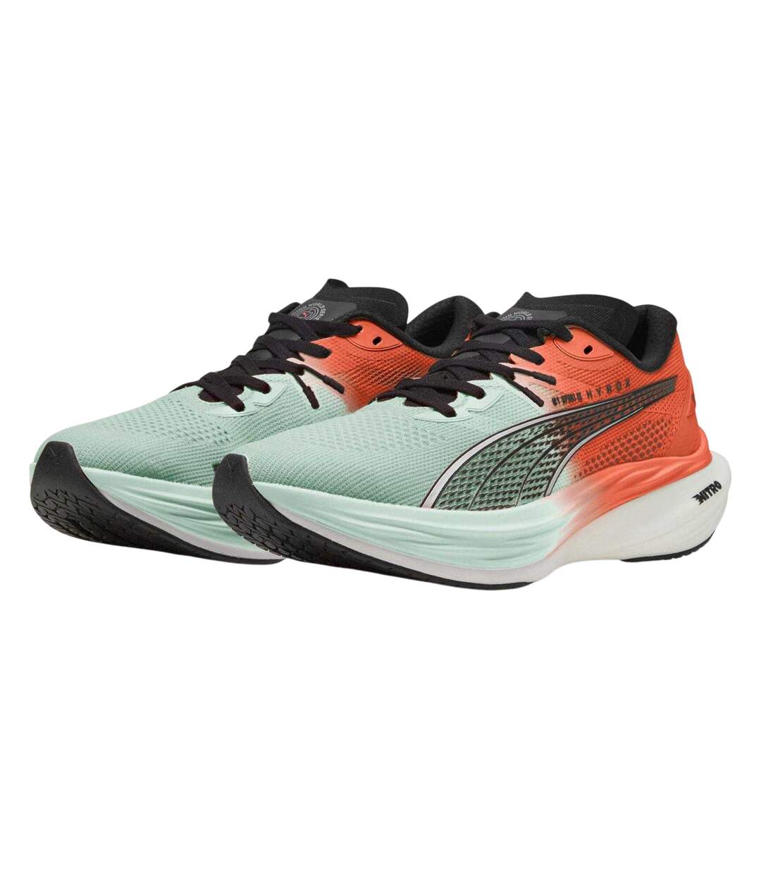 Mens Deviate Nitro 3 Hyrox Running Shoes Red Blue Puma-4