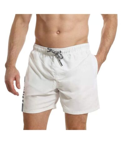 Short De Bain Homme Blanc Bleu Marine RIPT Essentials
