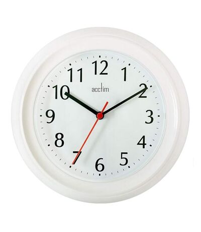 Acctim Wycombe Wall Clock (White) (One Size) - UTST2586
