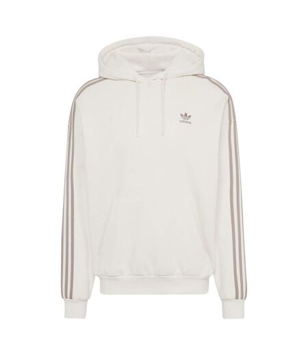 Mens Originals 3 Stripes Baggy Hoodie Wonder White Adidas