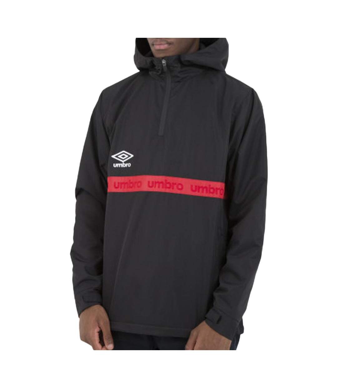 Veste noire homme umbro pop over - l-1