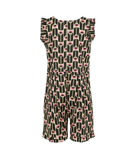 Combishort orla kiely femme noir Regatta