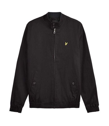 Blouson Harrington Motif/style Logo Homme Noir Lyle & Scott