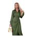 Robe Chemisier Mi-longue Femme Kaki AX Paris-2