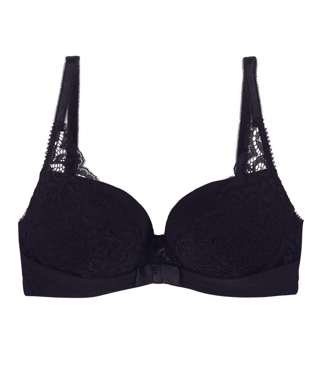 Soutien-gorge ampliforme coque moulée noir Innocente-1