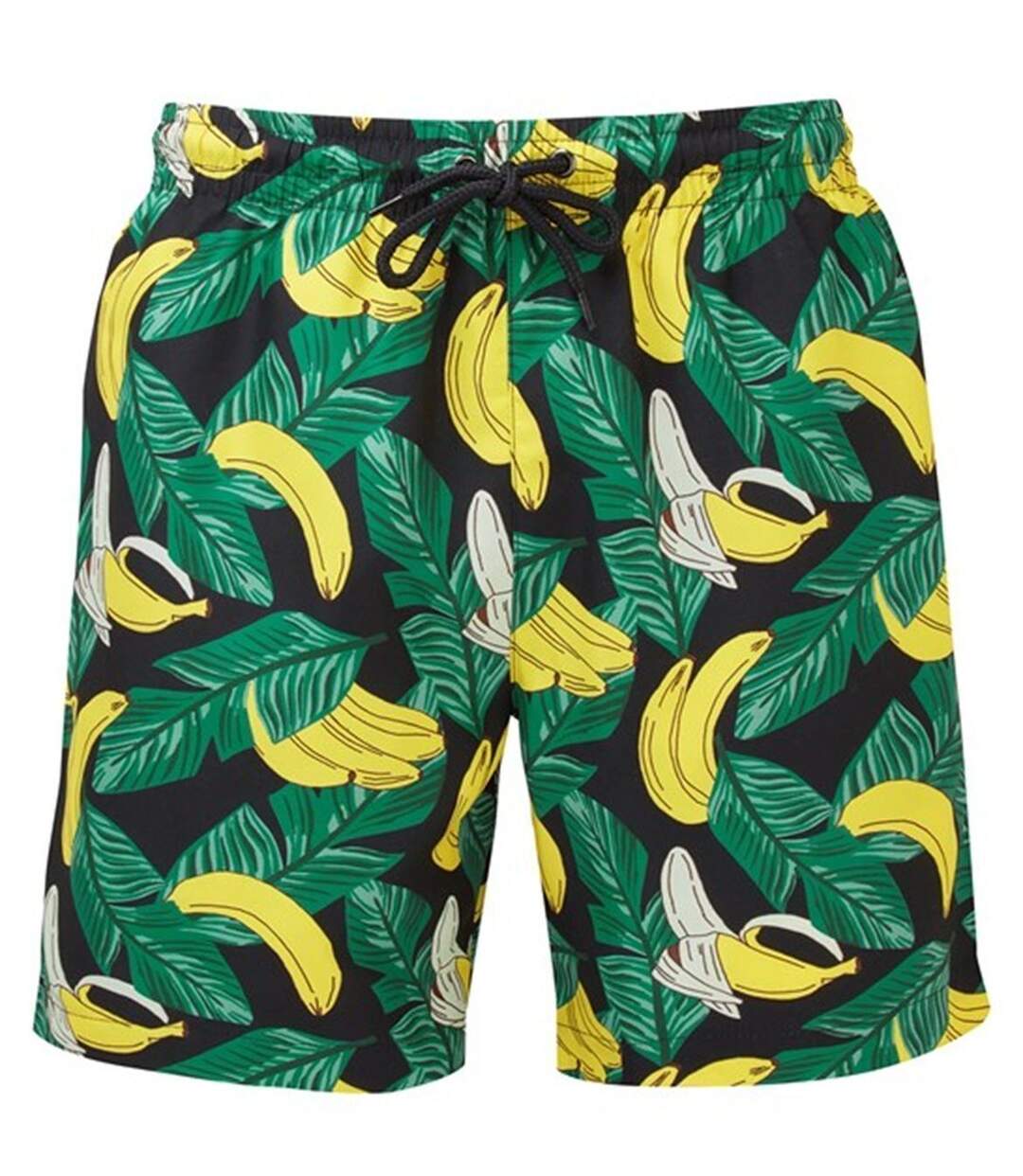 Short de bain pour homme - WB900 - noir et jaune-1