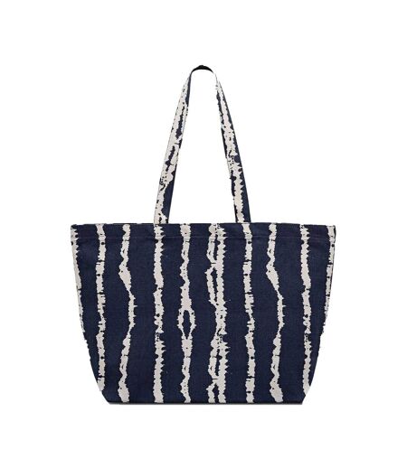 East West Tie Dye Stripes Tote Bag One Size Blue White Radley