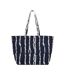 East West Tie Dye Stripes Tote Bag One Size Blue White Radley-2