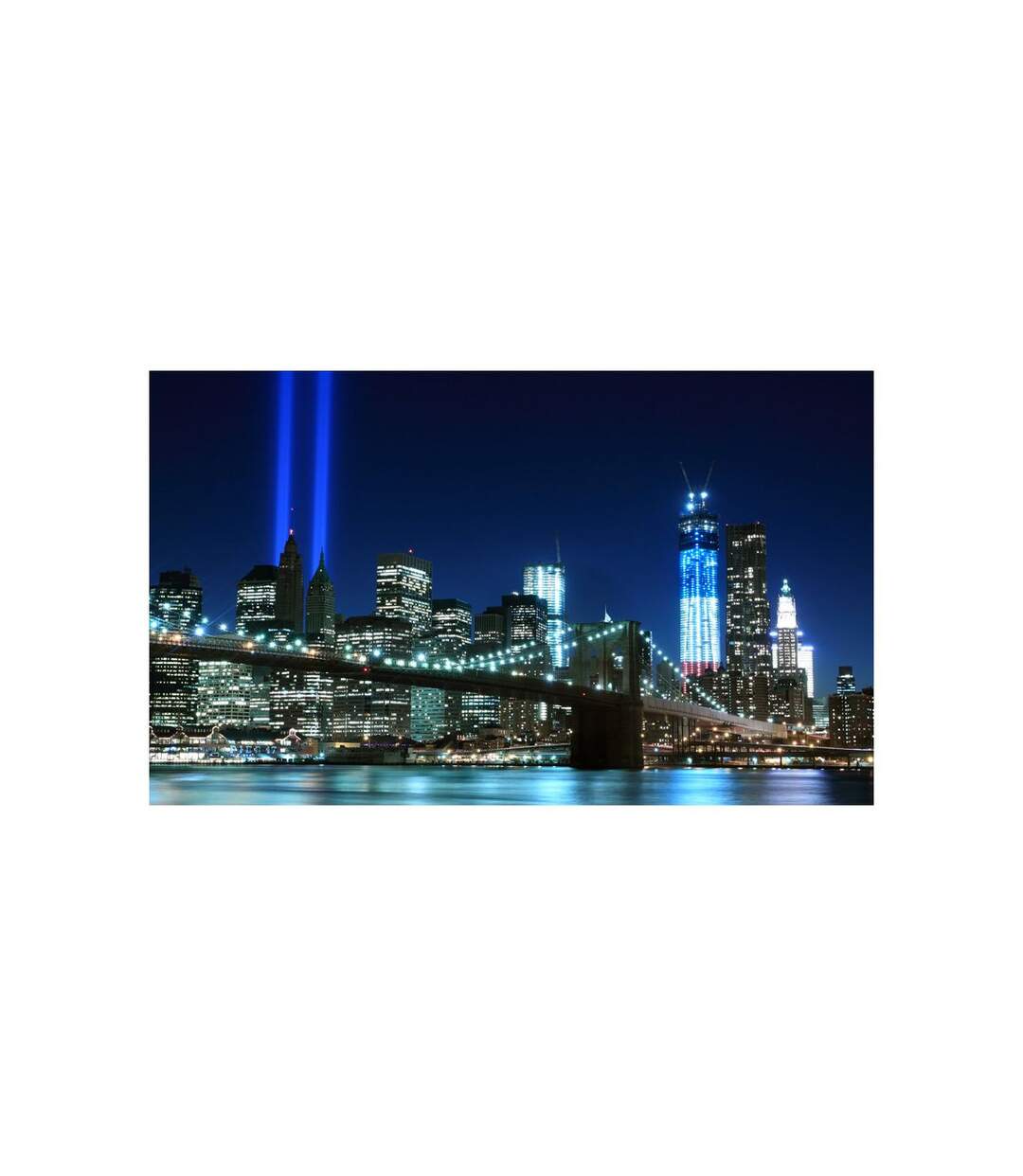 Papier Peint Floodlights Over NYC II 270x450cm-2