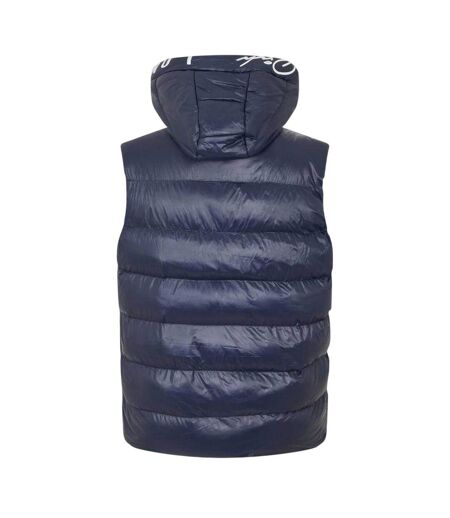 Mens Karnos Gilet Dark Navy Born Rich