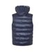 Mens Karnos Gilet Dark Navy Born Rich-2