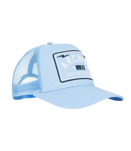 Mens varsity trucker cap light blue Archive Design Studios