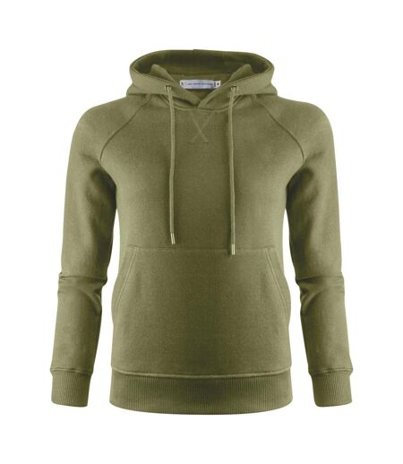Womens/ladies Hardin Hoodie Moss Green James Harvest