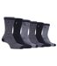 Mens 6 Pack Walking Boot Socks | Luxury Terrain Leisure Socks-1