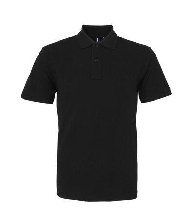 Asquith & Fox Mens Organic Classic Fit Polo Shirt (Black) - UTRW7698