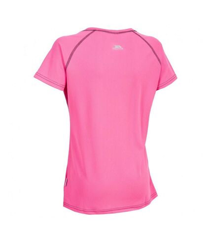 Trespass Womens/Ladies Mamo Short Sleeve Active T-Shirt (Hi-Vis Pink) - UTTP2850