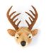 Peluche trophée mural Forêt Cerf Billy-2