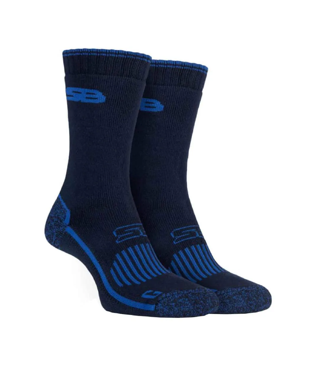 2 Pr Chaussettes Randonnée Homme Renforcée Coton-1