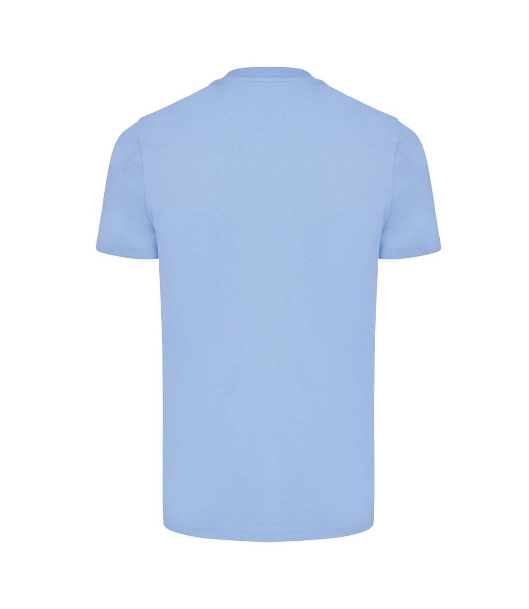 Unisex adult bryce recycled cotton t-shirt sky blue Iqoniq-2