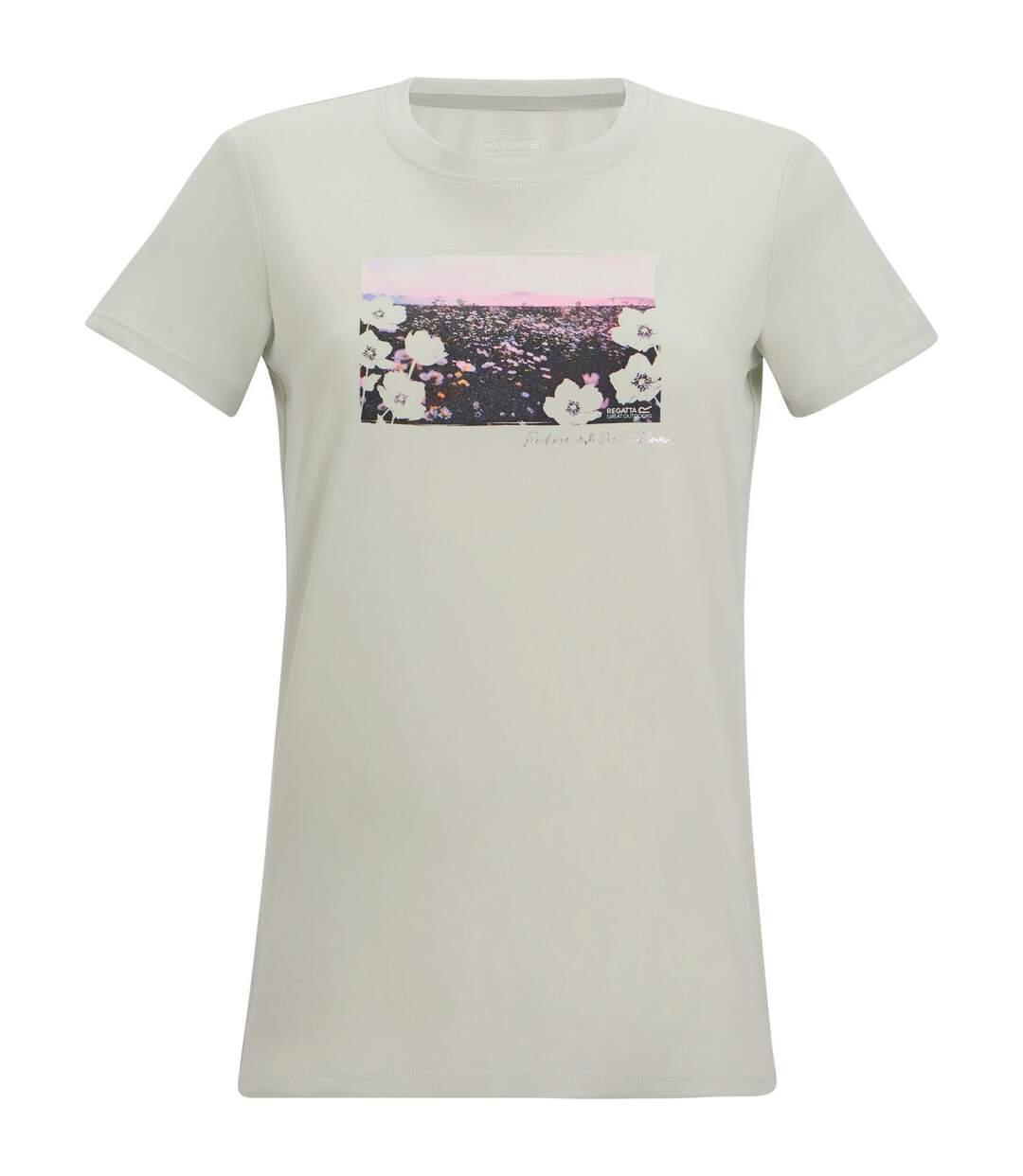 T-shirt Motif/style Paysage Fingal Femme Gris Aube Regatta-1