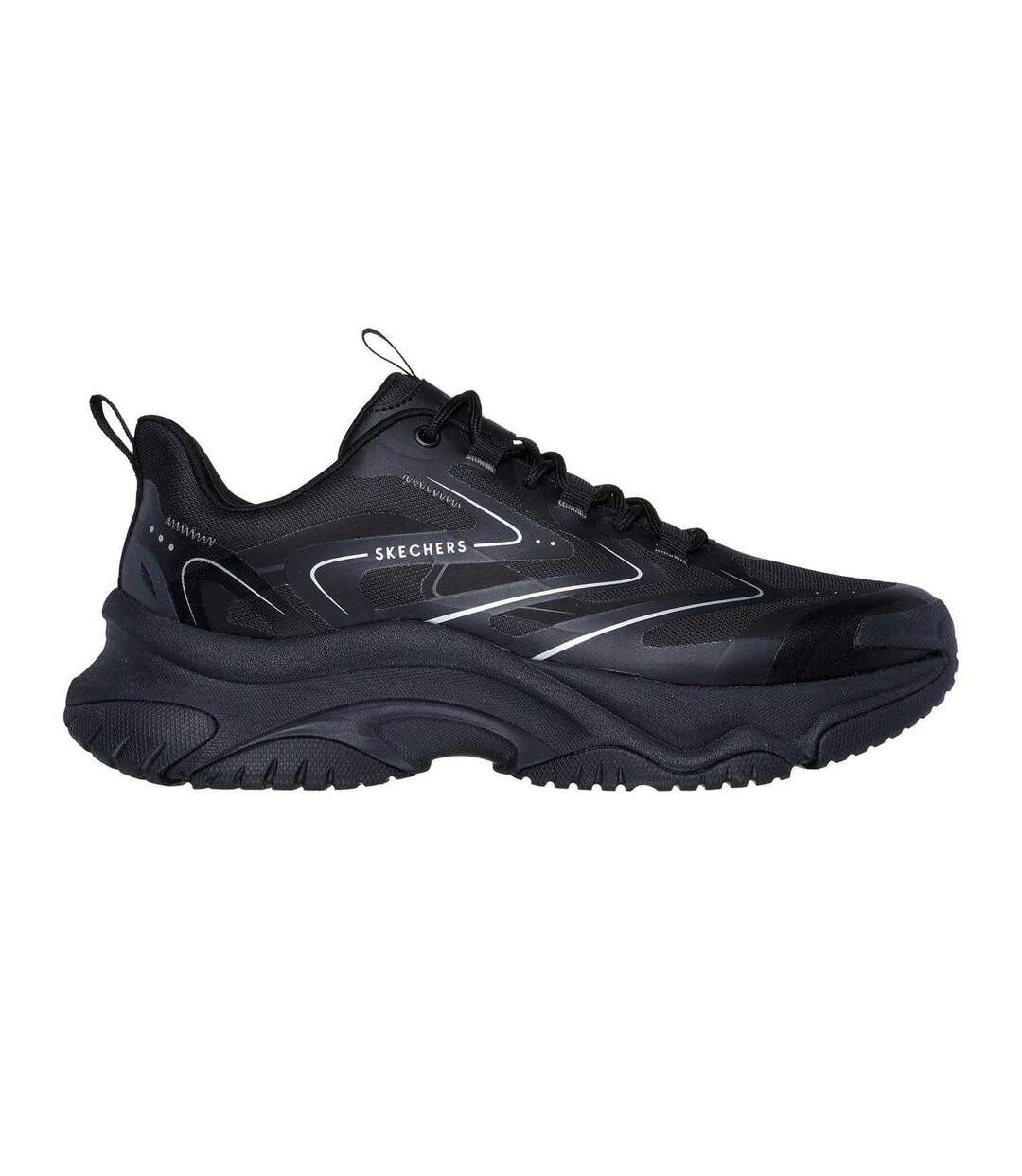 Baskets Moonhiker Femme Noir Skechers-3