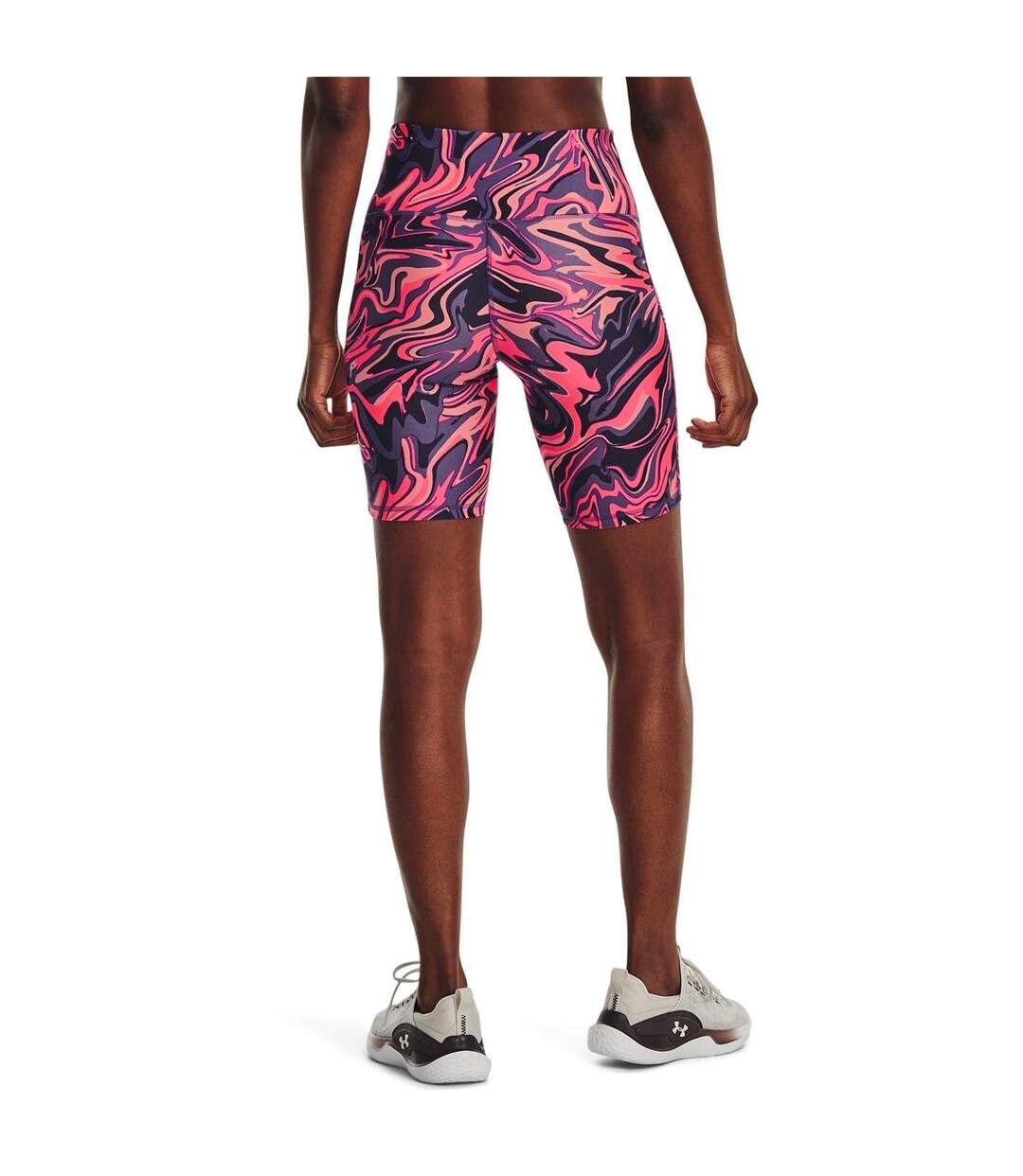 Cuissard De Cyclisme Motif/style Marbre Abstrait Femme Rose Under Armour-3