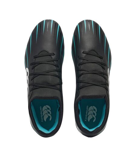 Unisex Adult Speed Falcon 2.0 Team Soft Ground Rugby Boots Black Green Canterbury