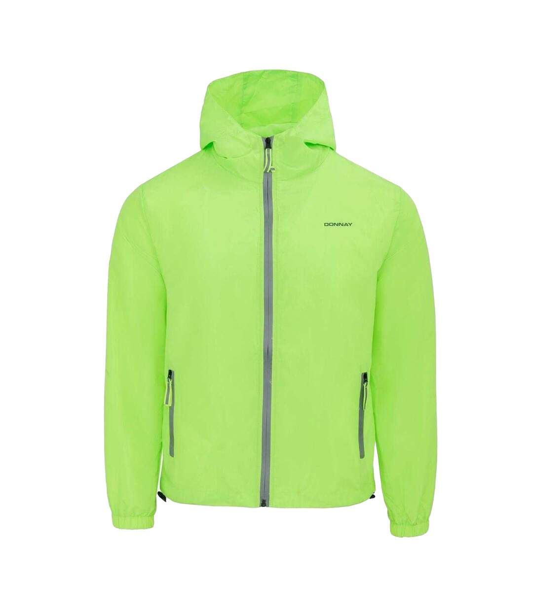 Mens Lightweight Hooded Jacket Green Donnay-1