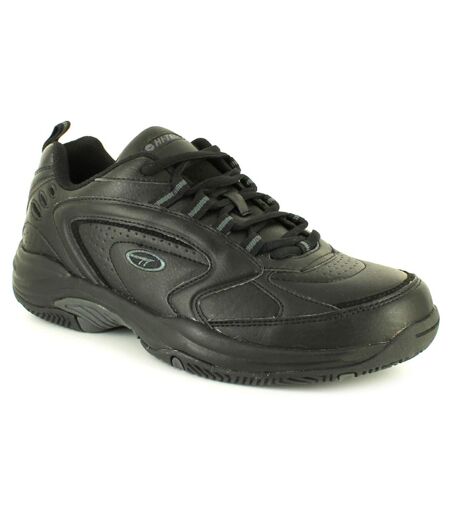 Hi-Tec Mens Blast Lite Lace Up Trainers (Black/Grey) - UTDF1159