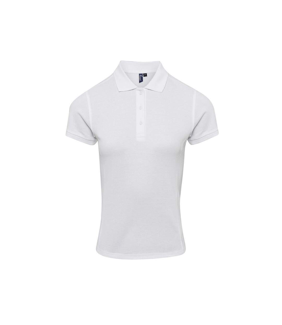 Polo femme blanc Premier-1