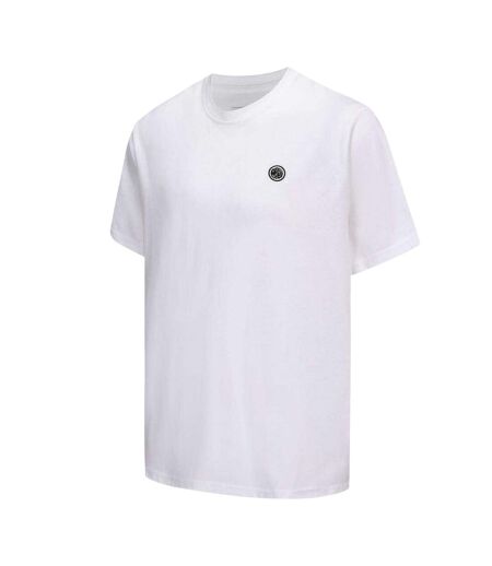 Mens Chest Logo Crew Neck T-shirt White Pretty Green