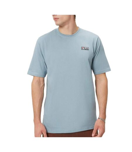 T-shirt bleu clair homme fila embroidered - l