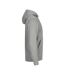 Unisex Adult Miami Hoodie Grey Melange Clique-3