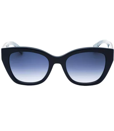 Womens/ladies Stripe Sunglasses One Size Dark Blue Tommy Hilfiger