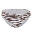 Womens/ladies Icon Zebra Print Bikini Bottoms Brown White Biba-1