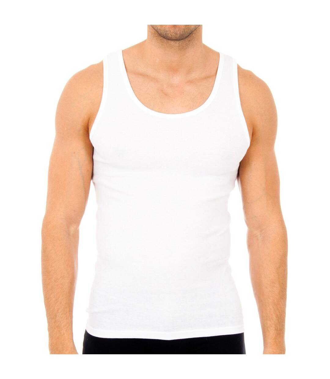 Men's wide strap undershirt 0300