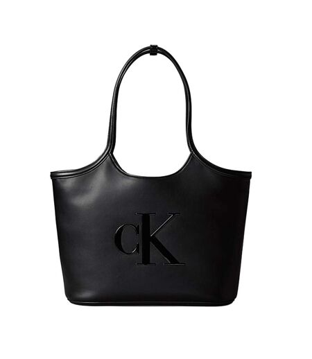 Sac à main noir femme calvin klein jeans bold ck shopper