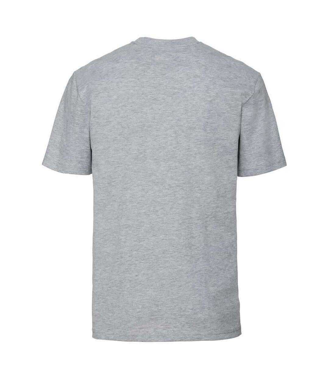 Unisex Adult Super Ringspun Cotton Classic T-shirt Light Oxford Russell-2