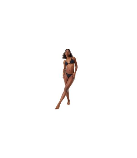Womens/ladies Triangle Side Tie Bikini Bottoms Black Jack Wills