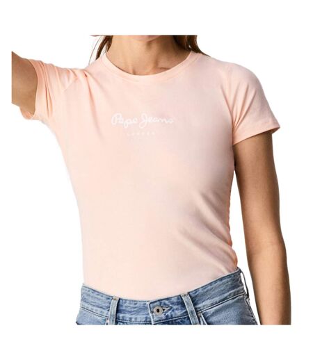T-shirt Rose Femme Pepe Jeans New Virginia