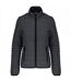 Womens/ladies lightweight padded jacket dark grey marl Kariban