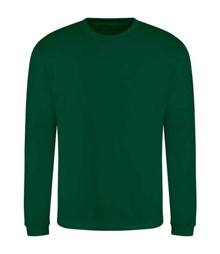 Unisex adult soft touch sweatshirt rainforest green Awdis