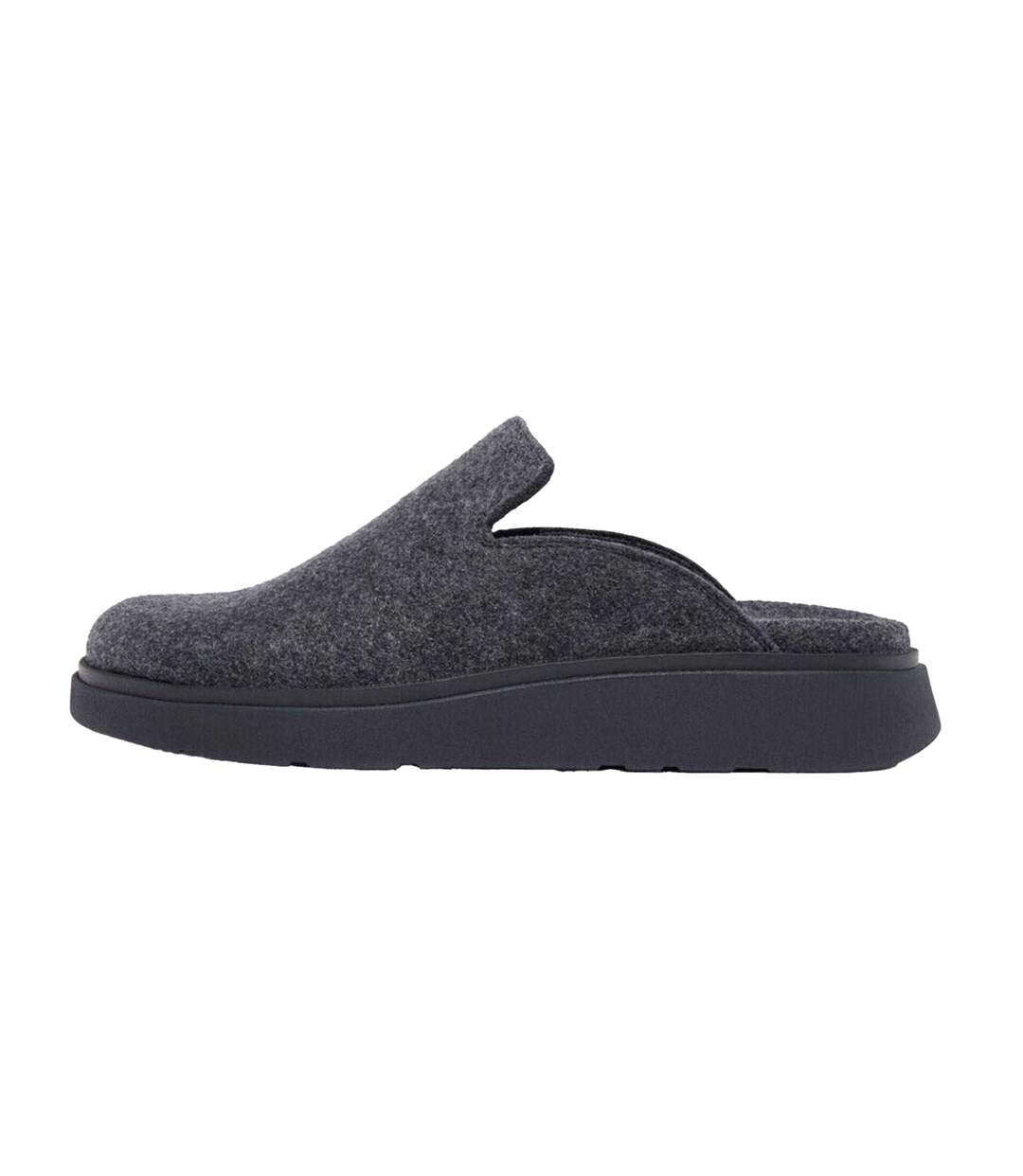 Womens/ladies Gen-ff Suede Mules Navy Fit Flop-2