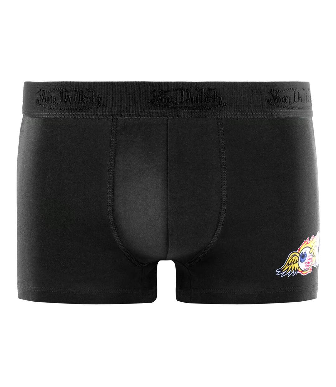 Lot de 4 boxers homme en coton uni et imprimé AOP Vondutch-4