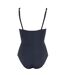 Womens/ladies Icon Tummy Control One Piece Swimsuit Pewter Biba-3