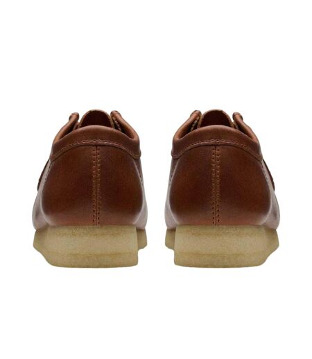 Mens Wallabee Leather Moc Toe Boat Shoes Tan Clarks Originals