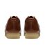 Mens Wallabee Leather Moc Toe Boat Shoes Tan Clarks Originals-2